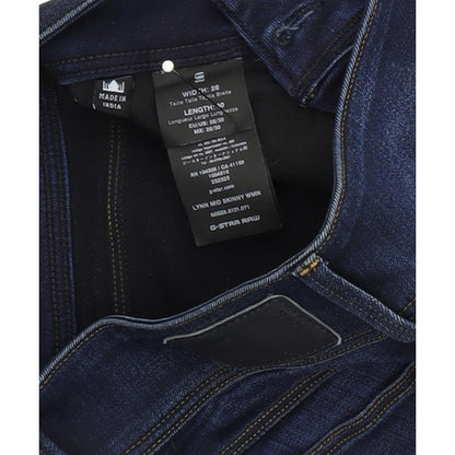 G-Star Lynn Mid Women Blue Skinny Slim Stretch Jeans W26 L30