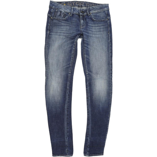 G-Star Corvet Women Blue Skinny Slim Stretch Jeans W30 L32