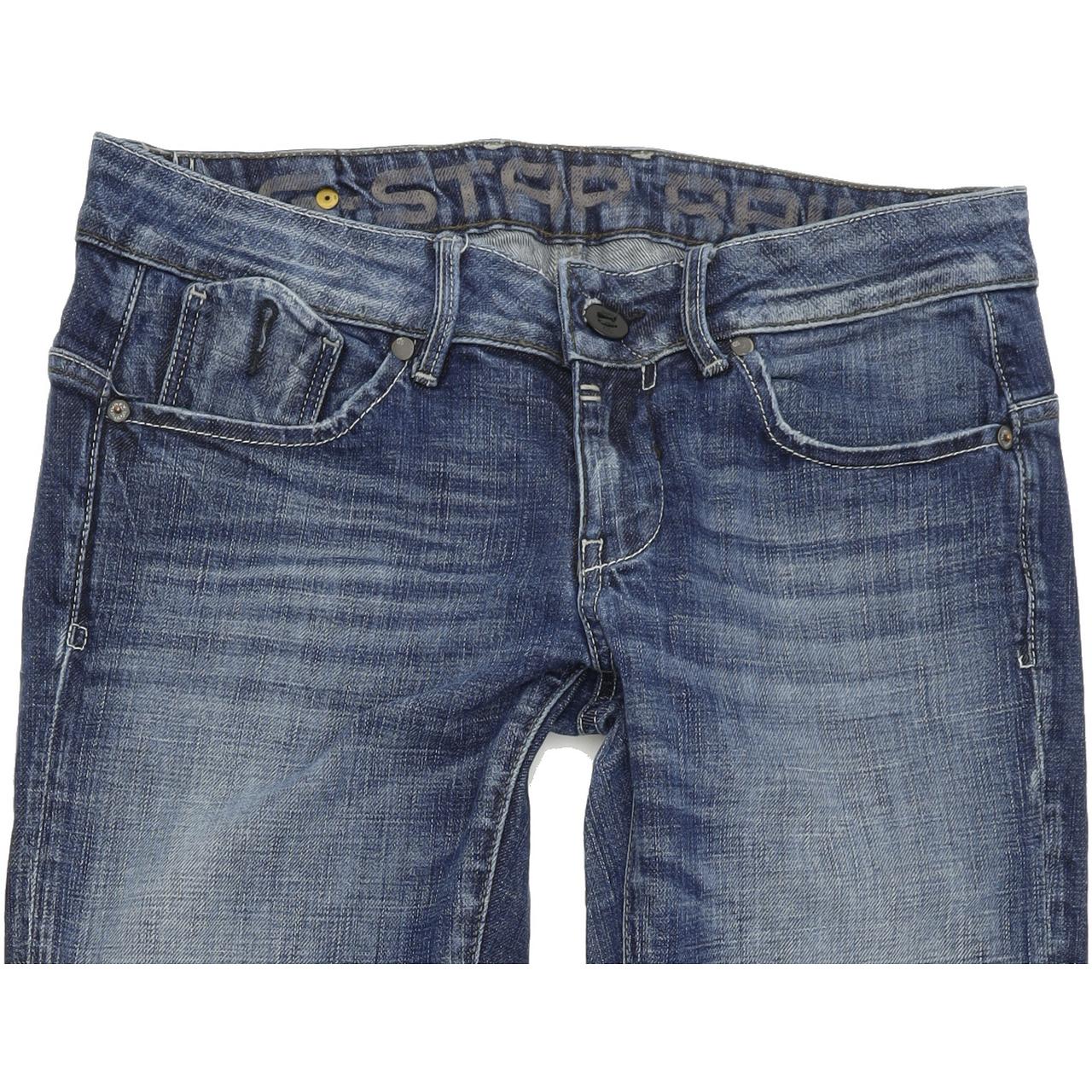G-Star Corvet Women Blue Skinny Slim Stretch Jeans W30 L32