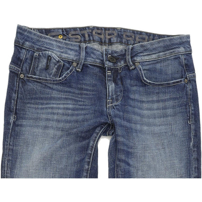 G-Star Corvet Women Blue Skinny Slim Stretch Jeans W30 L32