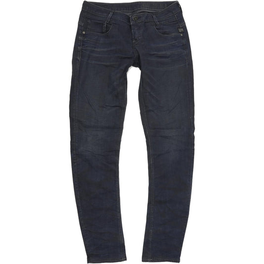 G-Star Radar Women Blue Skinny Slim Stretch Jeans W28 L32
