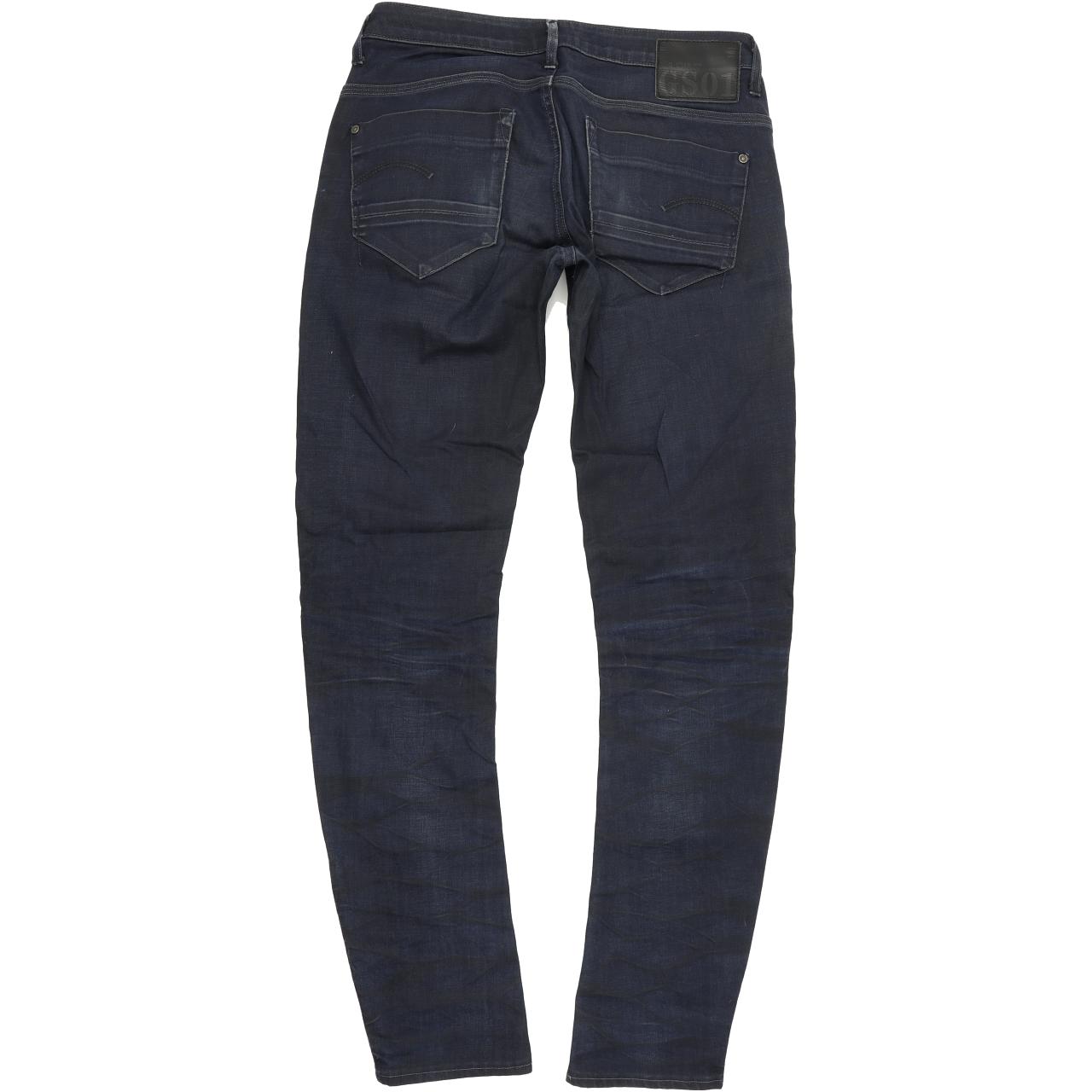 G-Star Radar Women Blue Skinny Slim Stretch Jeans W28 L32