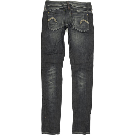 G-Star Reese Women Blue Skinny Slim Stretch Jeans W27 L34