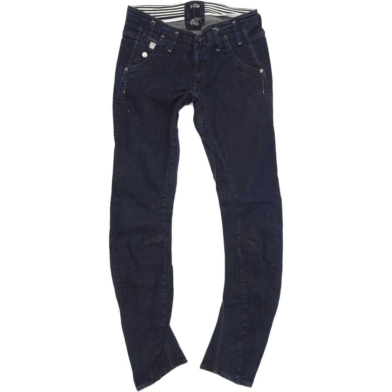 G-Star Women Blue Tapered Slim Stretch Jeans W26 L29