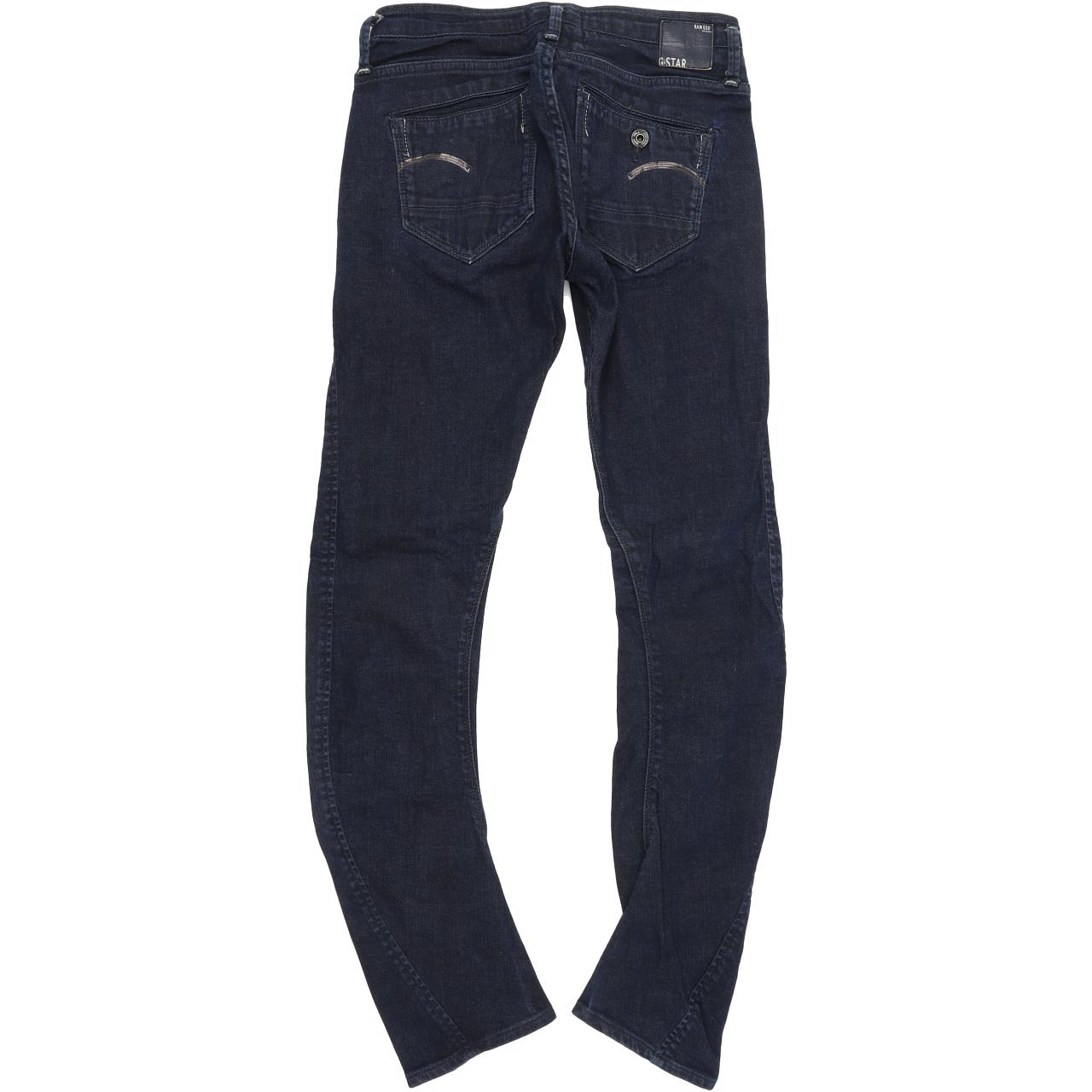 G-Star Women Blue Tapered Slim Stretch Jeans W26 L29