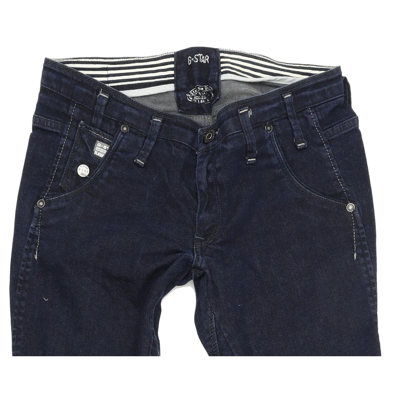 G-Star Women Blue Tapered Slim Stretch Jeans W26 L29