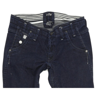 G-Star Women Blue Tapered Slim Stretch Jeans W26 L29