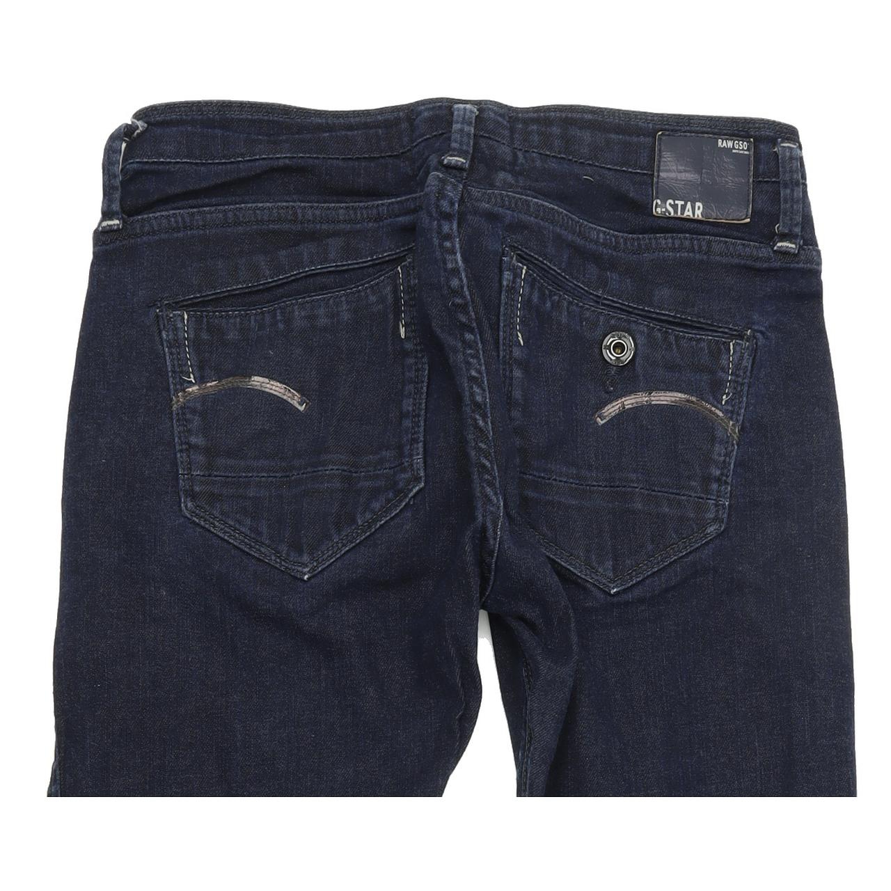 G-Star Women Blue Tapered Slim Stretch Jeans W26 L29