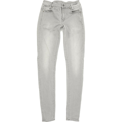 G-Star Mid Women Grey Skinny Slim Stretch Jeans W27 L34