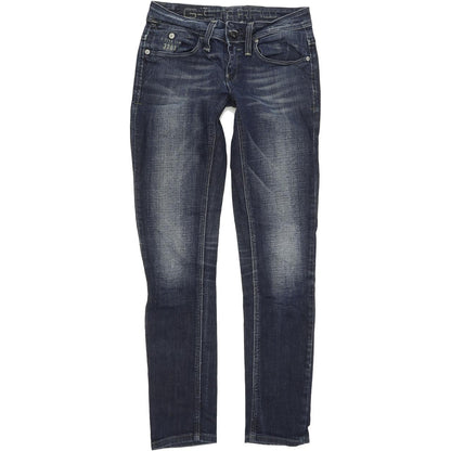 G-Star Soni Snap Women Blue Skinny Slim Stretch Jeans W28 L29