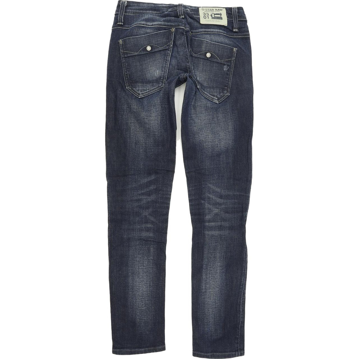 G-Star Soni Snap Women Blue Skinny Slim Stretch Jeans W28 L29