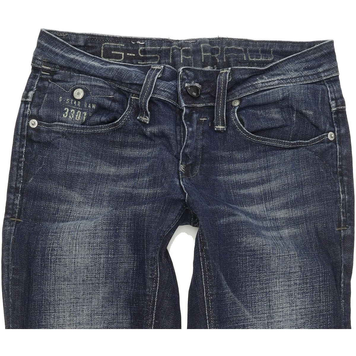 G-Star Soni Snap Women Blue Skinny Slim Stretch Jeans W28 L29
