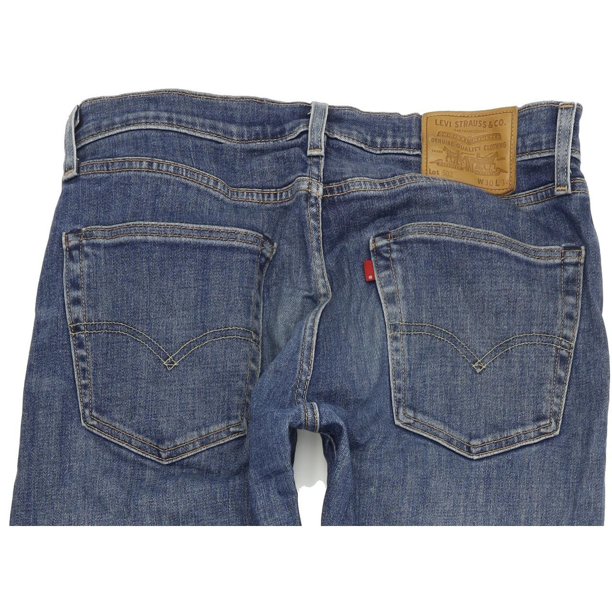 Levi's 502 Women Blue Tapered Regular Stretch Jeans W30 L34