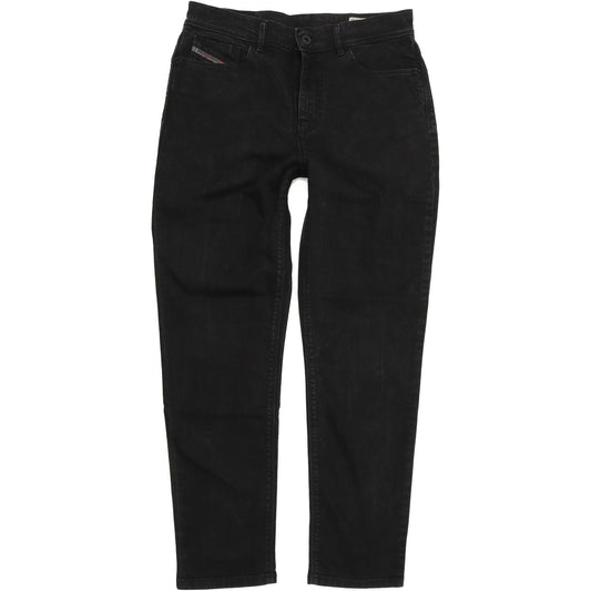 Diesel Highkee 0886Z Women Black Straight Regular Stretch Jeans W29 L28