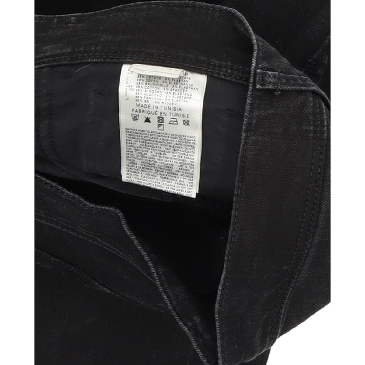 Diesel Highkee 0886Z Women Black Straight Regular Stretch Jeans W29 L28