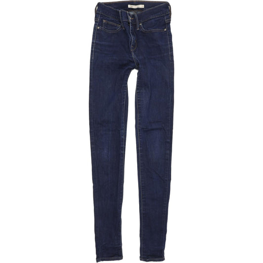 Levi's Slimming Super Women Blue Skinny Slim Stretch Jeans W25 L32