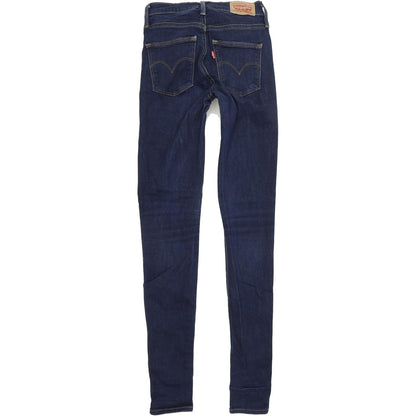 Levi's Slimming Super Women Blue Skinny Slim Stretch Jeans W25 L32