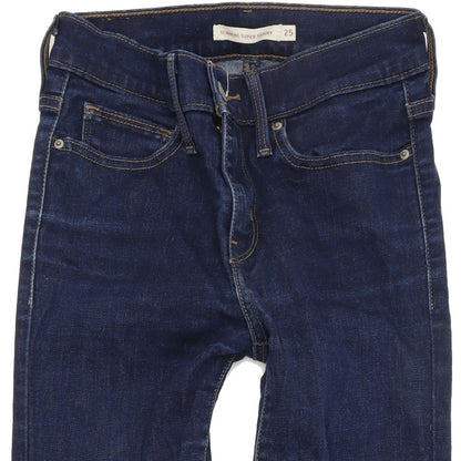Levi's Slimming Super Women Blue Skinny Slim Stretch Jeans W25 L32
