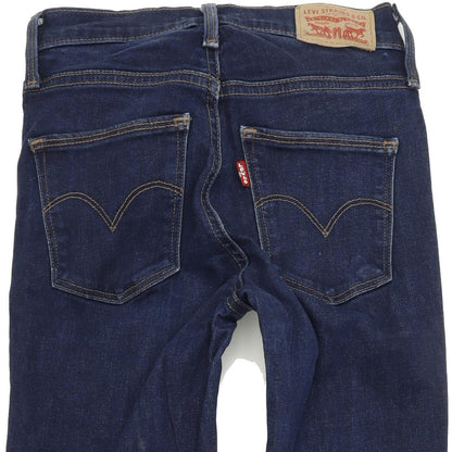 Levi's Slimming Super Women Blue Skinny Slim Stretch Jeans W25 L32