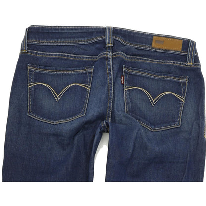 Levi's Demi Curve Women Blue Skinny Slim Stretch Jeans W27 L32