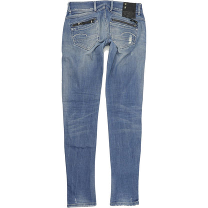 G-Star Fender Women Blue Skinny Slim Stretch Jeans W28 L33