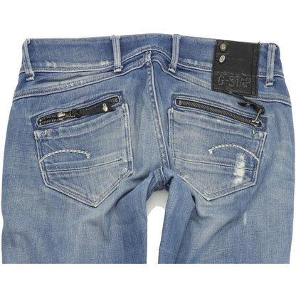 G-Star Fender Women Blue Skinny Slim Stretch Jeans W28 L33