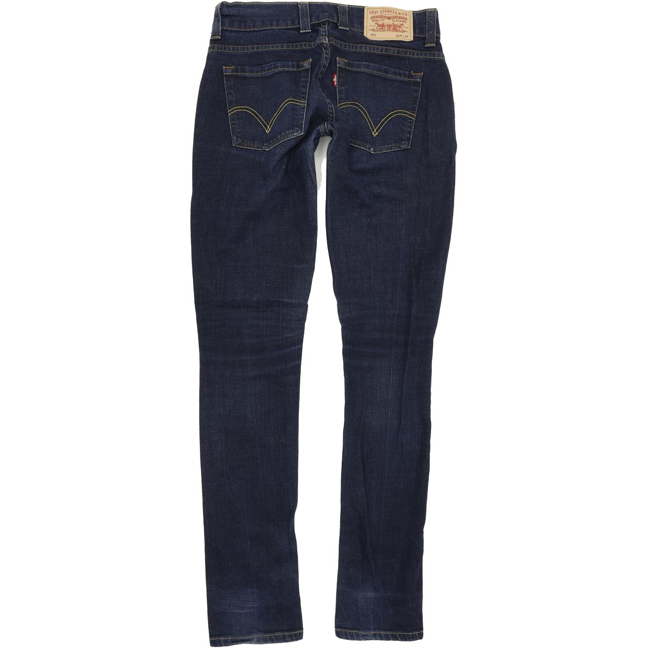 Levi's 603 Women Blue Skinny Slim Stretch Jeans W28 L34