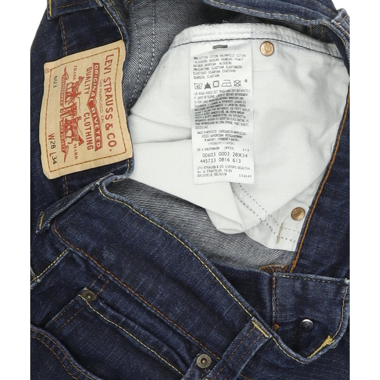 Levi's 603 Women Blue Skinny Slim Stretch Jeans W28 L34