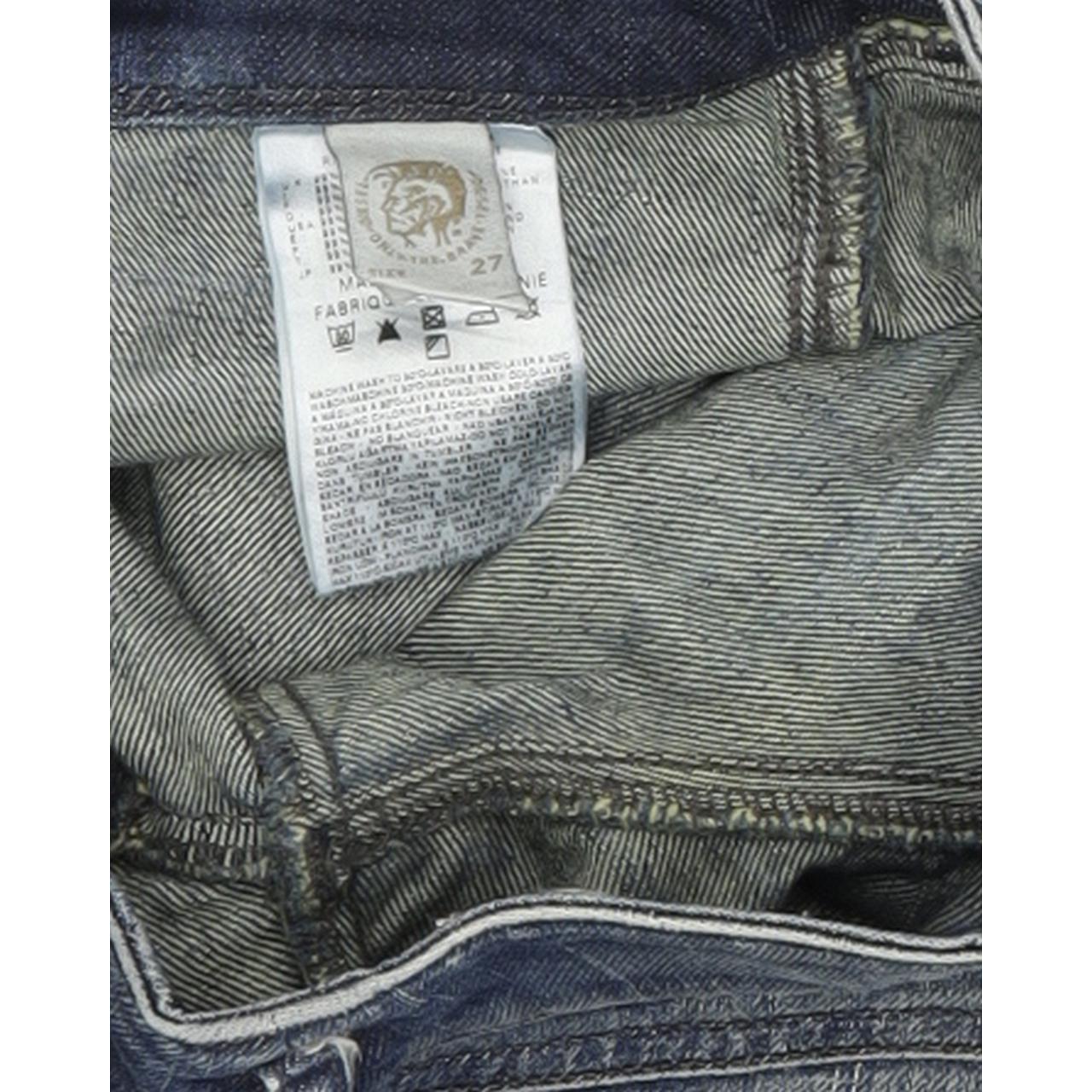 Diesel Hushy 008M9 Women Blue Straight Regular Stretch Jeans W27 L30
