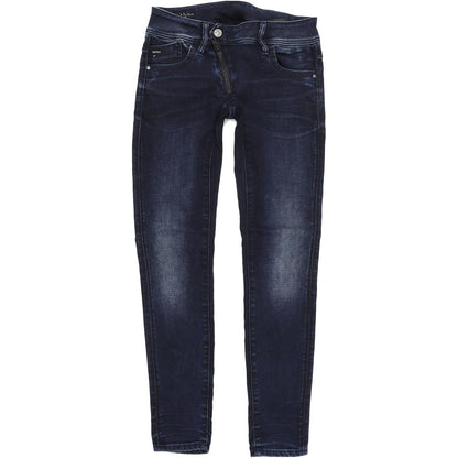 G-Star Lynn Zip Women Blue Skinny Slim Stretch Jeans W27 L30