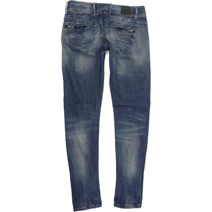 G-Star Women Blue Skinny Slim Stretch Jeans W29 L32