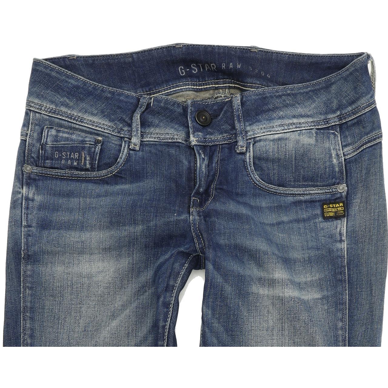 G-Star Women Blue Skinny Slim Stretch Jeans W29 L32