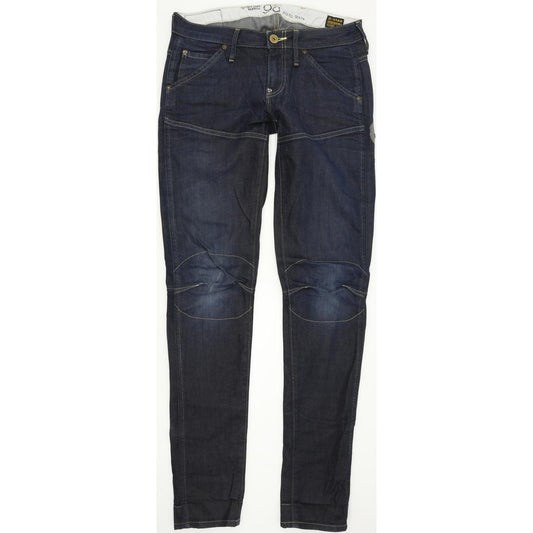 G-Star 5620 Heritage Women Blue Tapered Slim Stretch Jeans W27 L32