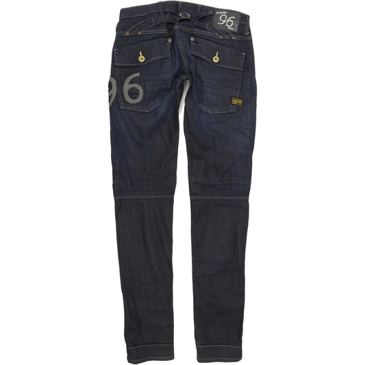 G-Star 5620 Heritage Women Blue Tapered Slim Stretch Jeans W27 L32
