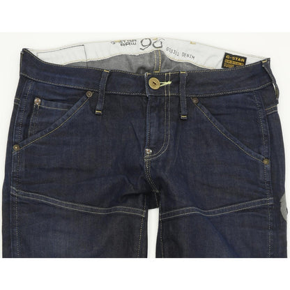 G-Star 5620 Heritage Women Blue Tapered Slim Stretch Jeans W27 L32