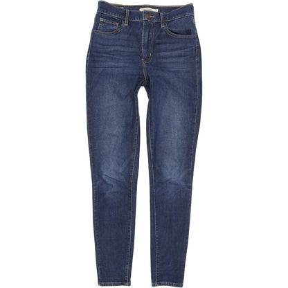 Levi's Mile High Super Women Blue Skinny Slim Stretch Jeans W26 L28