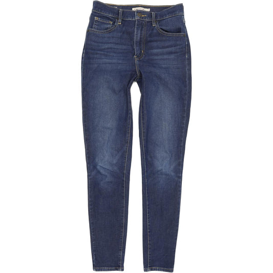 Levi's Mile High Super Women Blue Skinny Slim Stretch Jeans W26 L28