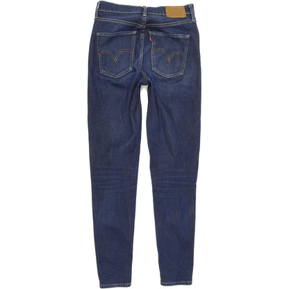 Levi's Mile High Super Women Blue Skinny Slim Stretch Jeans W26 L28