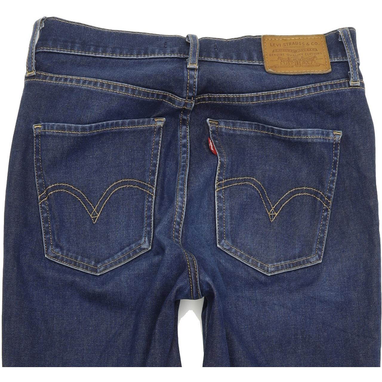 Levi's Mile High Super Women Blue Skinny Slim Stretch Jeans W26 L28