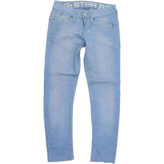 G-Star Corvet Women Blue Skinny Slim Stretch Jeans W25 L26