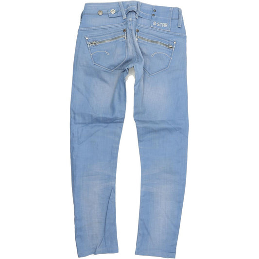 G-Star Corvet Women Blue Skinny Slim Stretch Jeans W25 L26