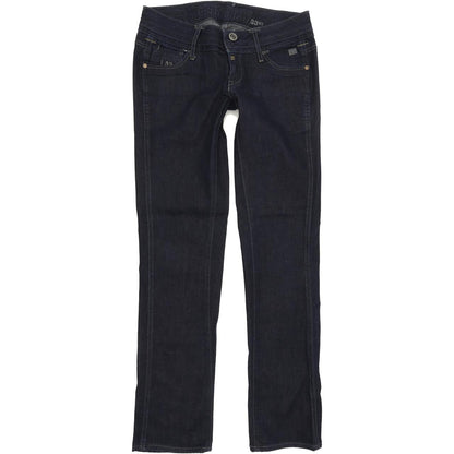 G-Star Heller Women Blue Straight Regular Stretch Jeans W27 L30