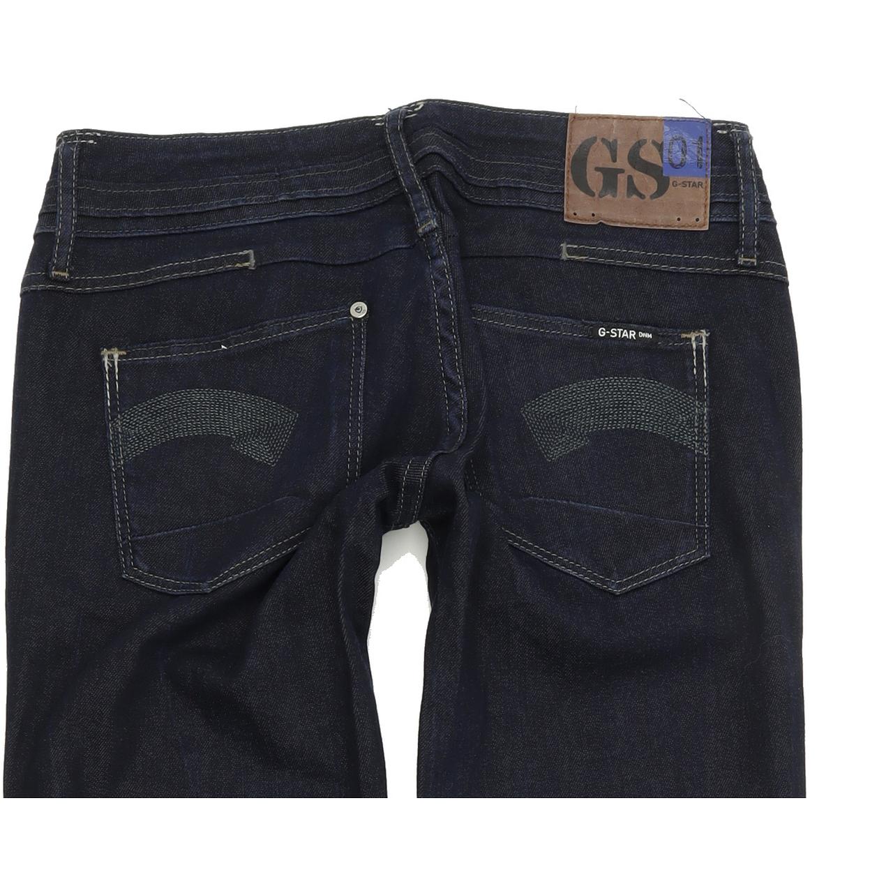 G-Star Heller Women Blue Straight Regular Stretch Jeans W27 L30