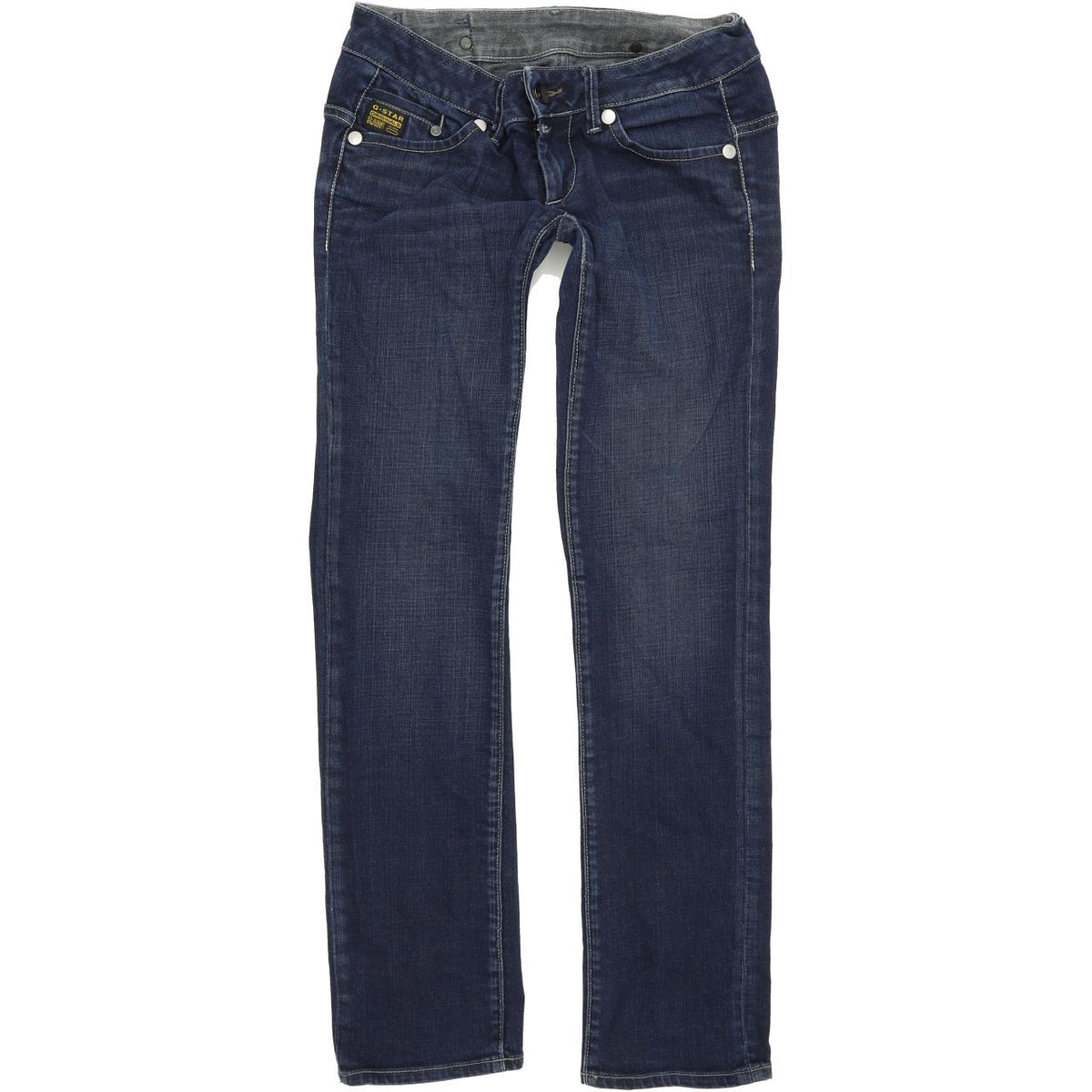 G-Star Midge Women Blue Straight Regular Stretch Jeans W27 L30