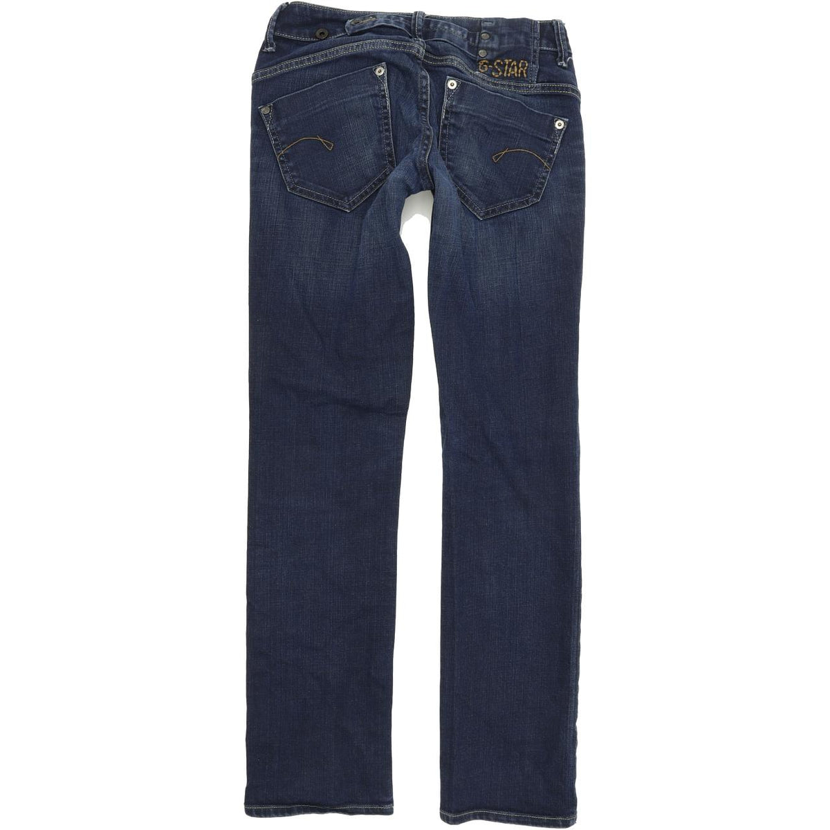 G-Star Midge Women Blue Straight Regular Stretch Jeans W27 L30