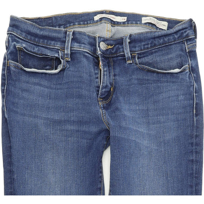 Levi's 710 Super Women Blue Skinny Slim Stretch Jeans W28 L29