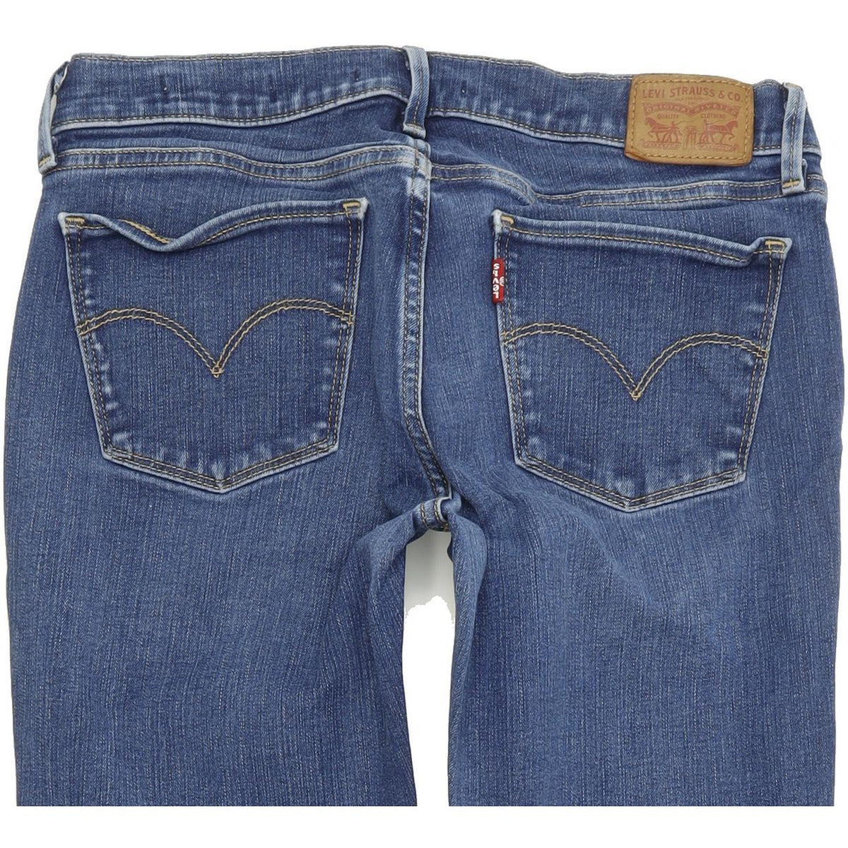 Levi's 710 Super Women Blue Skinny Slim Stretch Jeans W28 L29
