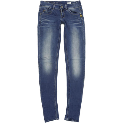 G-Star Lynn Women Blue Skinny Slim Stretch Jeans W28 L34