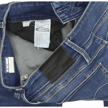 G-Star Lynn Women Blue Skinny Slim Stretch Jeans W28 L34
