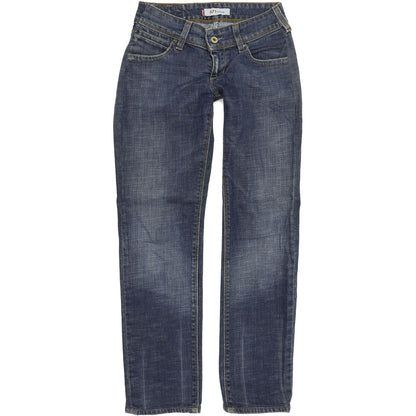 Levi's 571 Women Blue Straight Slim Stretch Jeans W26 L29